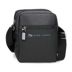 Bolsa de Tiracolo 2C Pepe Jeans JARVIS Preta | Ref. 186.7125531