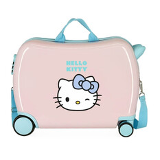 Mala de Viagem Infantil ABS 4 Rodas Hello Kity WINK Rosa Claro | Ref. 186.2479821