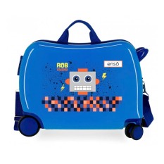 Mala de Viagem Infantil ABS 4R Enso ROB FRIEND Azul | Ref. 186.9419821