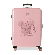 Mala de Viagem / Trolley Média 68cm Mickey OUTLINE Nude | Ref. 186.3471821