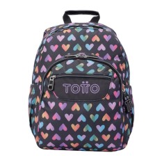 Mochila Escolar Gommas Totto Corações | Ref. 330.MA04ECO0183YJ