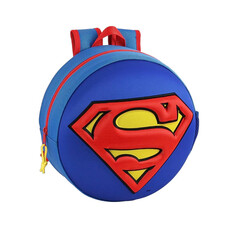 Mochila Pré-Escolar 31cm Superman 3D Azul | Ref. 248.642273358