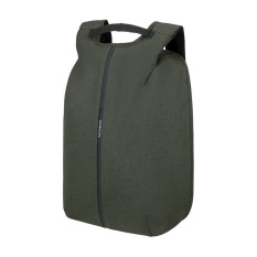 Samsonite Mochila Anti-Roubo para Portátil 15.6'' c/ Porta USB SECURIPAK Verde Escuro | Ref. 92KA600134