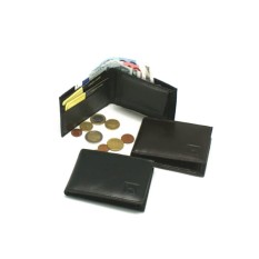 Doggy Carteira Porta-Notas Homem com Porta-Moedas Homem Preta | Ref. 86.167P