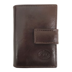 Chaveiro c/ Porta-Moedas em Pele F. ANTUNES Castanho | Ref. 183.150C