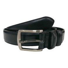 Cinto Clássico em Couro 115cm Joseph Louis 227 Preto | Ref. 39.227P115