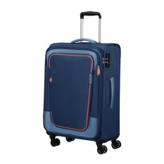 American Tourister Mala de Viagem Média 68cm 4R Exp. PULSONIC Azul Marinho | Ref. 92MD600241