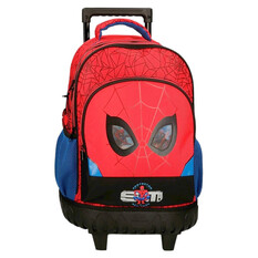 Mochila Escolar Compacta 2R Spiderman PROTECTOR Vermelha | Ref. 186.2832921