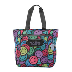 Saco Shopping Emojis Cutara Totto 6JR Multicolor | Ref. 330.MA02ECO00206JR