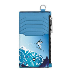 Porta-Cartões c/ Bolso 8CC Montblanc MEISTERISTÜCK Scenic Azul | Ref. 238.130038