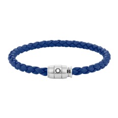 Pulseira de Homem com Anéis Montblanc 60mm Azul | Ref. 238.130898