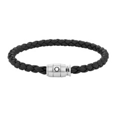 Pulseira de Homem com Anéis Montblanc 63mm Preta | Ref. 238.130896