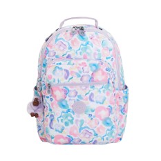 Mochila para Portátil 15” KIPLING Seoul Aqua Flowers | Ref. 187.40KI48512FW