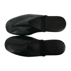 Chinelos de Viagem c/ Bolsa em Pele N.º 42 JOSEPH LOUIS Preto | Ref. 318.023/2119P42