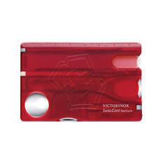 Swiss Card Classic VICTORINOX Nailcare Transparente Vermelho | Ref. 320.07240.T