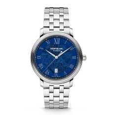 Relógio MONTBLANC Tradition Automatic Date 40 mm Azul | Ref. 238.131275