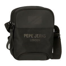 Bolsa de Tiracolo Pequena 2C PEPE JEANS Bromley 24 Preta | Ref. 186.7065141