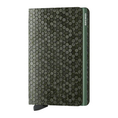 Carteira SECRID Slimwallet Hexagon Green | Ref. 297.SHE-G
