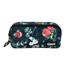 GHUTS Estojo Escolar Duplo GH128 P19 Darkflowers 1282419 | Ref. 294.2412819