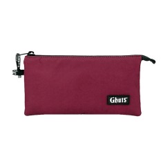 GHUTS Estojo Escolar Triplo GH109 L45 Mauve Red 1092445 | Ref. 294.2410945