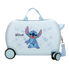 Mala de Viagem Infantil ABS 4 Rodas Easyjet STITCH Happy Azul | Ref. 186.4381041