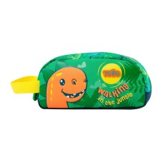 Estojo Escolar Infantil Dinomax TOTTO 5D6 Verde | Ref. 330.AJ52DNX00125D6
