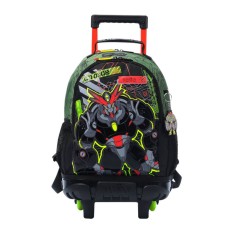 Mochila Escolar com Rodas M 41Cm Argon TOTTO 5D7 Verde | Ref. 330.MJ03AGN00525D7