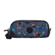 Estojo Escolar KIPLING Gitroy Gaming Grey | Ref. 187.40KI3560T6T