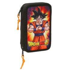Estojo Escolar Duplo 28 Peças DRAGON BALL Preto | Ref. 248.422422854