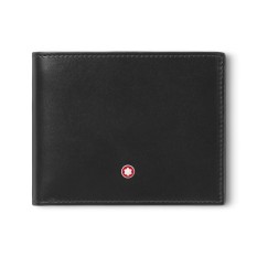 Carteira Horizontal 6CC MONTBLANC Meisterstück Preto/Coral | Ref. 238.198381
