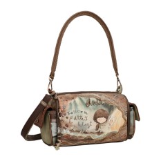 ANEKKE Bolsa de Tiracolo Bowling Core Castanha | Ref. 280.39803-442