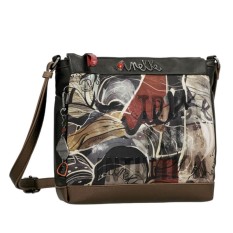 ANEKKE Mala de Tiracolo 3 Compartimentos Nature Imaginary Multicolor | Ref. 280.39773-039