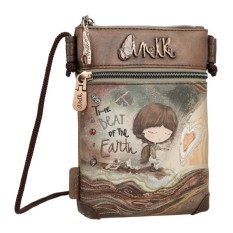 ANEKKE Mini Bolsa de Tiracolo Core Castanha | Ref. 280.39803-904