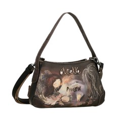 ANEKKE Bolsa de Ombro Tripla Pequena Dreamverse Castanha | Ref. 280.39703-446