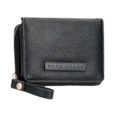 Carteira com Porta-Moedas PEPE JEANS Elia Preta | Ref. 186.7948231