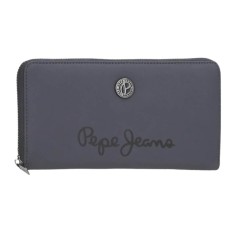 Carteira de Senhora com Fecho PEPE JEANS Corin Cinza | Ref. 186.7958533
