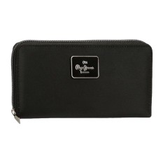Carteira de Senhora c/ Fecho PEPE JEANS Christine Preta | Ref. 186.7098543