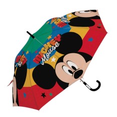 Guarda-Chuvas Comprido Aut. 48/8 85cm MICKEY Preto | Ref. 319.WD16507P