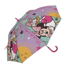 Guarda-Chuvas Comprido Aut. 48/8 85cm MINNIE Rosa | Ref. 319.WD16496R