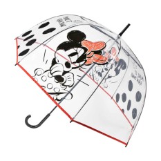 Guarda-Chuvas Comprido Aut. 61/8 94cm MINNIE Transparente | Ref. 319.2400000813