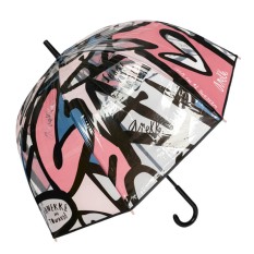 ANEKKE Guarda-Chuva Comprido Manual Vinil Imaginary Transparente | Ref. 280.39473-213