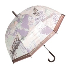 ANEKKE Guarda-Chuva Comprido Manual Vinil Passion Transparente | Ref. 280.38473-211