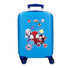 Mala de Cabine / Trolley 50cm 4 Rodas SPIDEY Team Up Azul | Ref. 186.4691321
