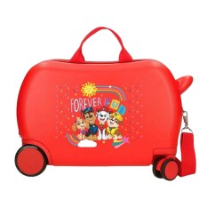 Mala de Viagem Infantil ABS 4 Rodas Easyjet PAW PATROL Forever Fun Vermelha | Ref. 186.4521021