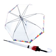 Guarda-Chuva KNRIPS Comprido C.760 Stick Manual Transparente Pride | Ref. 300.9687608609