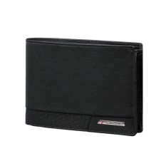 SAMSONITE Carteira de Homem Horizontal 3CC Pro-DLX 6 SLG Preta | Ref. 92KK305009