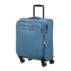 AMERICAN TOURISTER Mala de Cabine 55cm 4R Coated Exp SummerRide Azul | Ref. 92ME710411