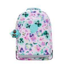 Mochila para Portátil 15" KIPLING Class Room Aqua Blossom | Ref. 187.40KI70907EC