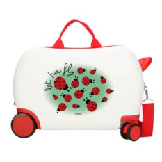 Mala de Viagem Infantil ABS 4 Rodas Easyjet MOVOM Let Her Fly Vermelha | Ref. 186.3721062