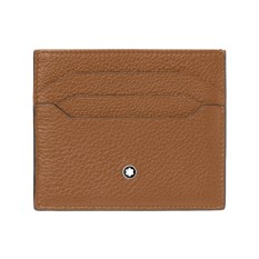 Porta-Cartões 6CC MONTBLANC Soft Grain Caramelo | Ref. 238.198368